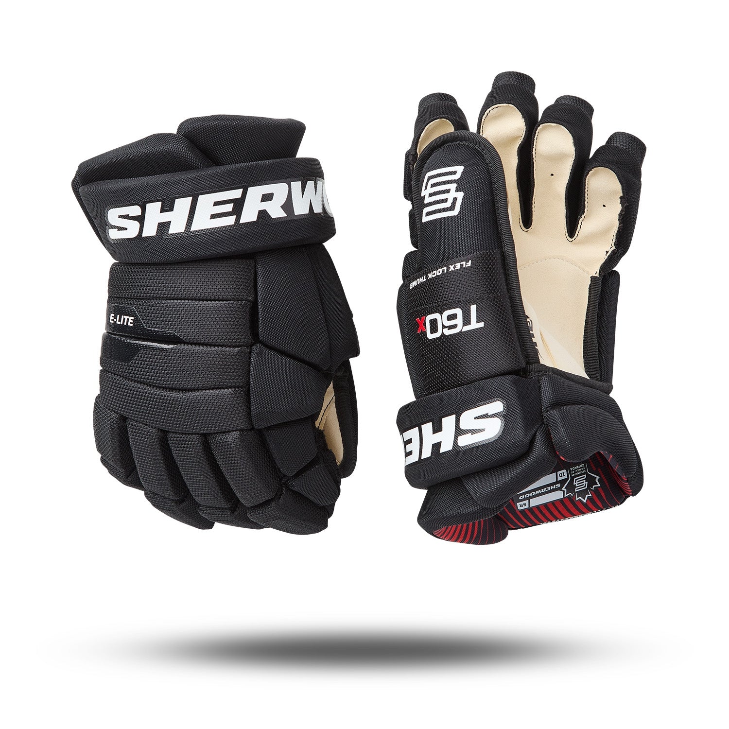 SHERWOOD Handschuh T60X - Jr. Farbe: schwarz | Größe: 10.0